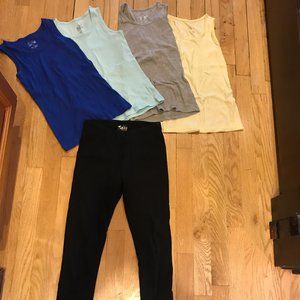 Justice leggings and tanks & FREE ivivva Headband